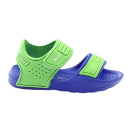 Vodní sandály American Club 0333 modrý zelená 1 Vodní sandály American Club 0333 modrý zelená 1