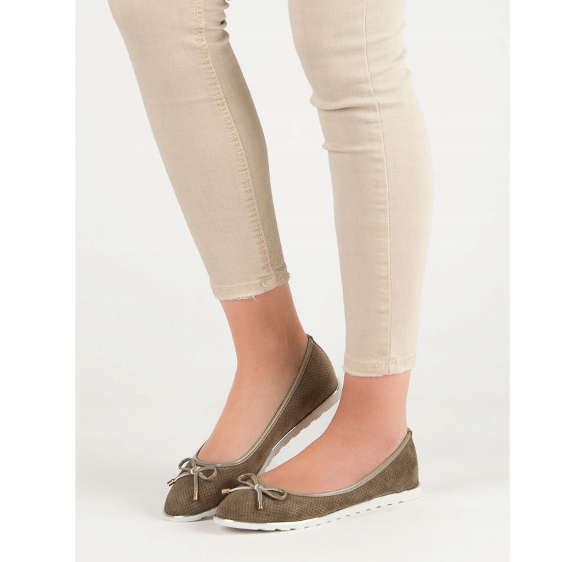 Small Swan Zelené balerínky zelená 1