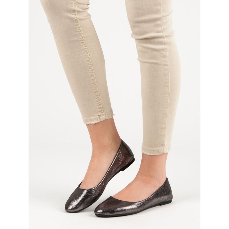 Filippo Klasické balerínky šedá 1