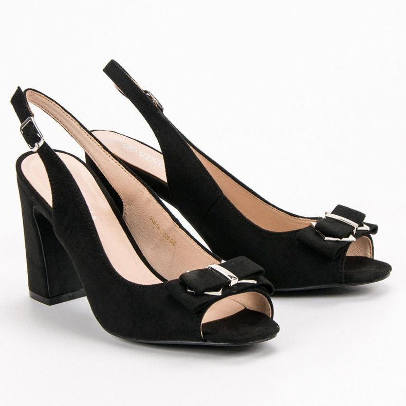 SHELOVET Sandály Na Baru černá 1