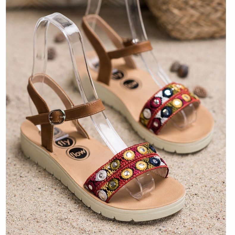 SHELOVET Neformální sandály hnědý 1