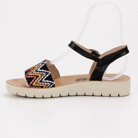 SHELOVET Neformální sandály černá 1