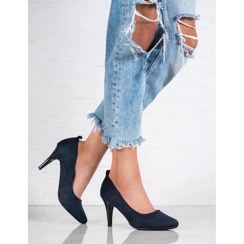 J. Star Pohodlné lodičky modrý 2 J. Star Pohodlné lodičky modrý 2