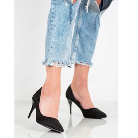 Kylie Klasické semišové podpatky černý 2