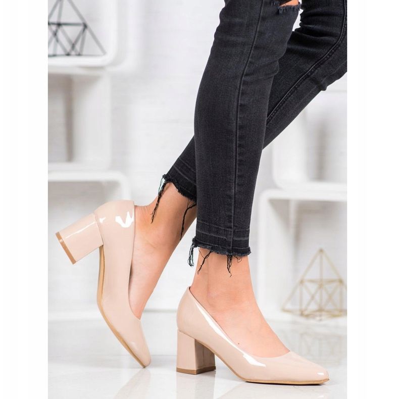 Klasické lodičky VINCEZA béžový 1