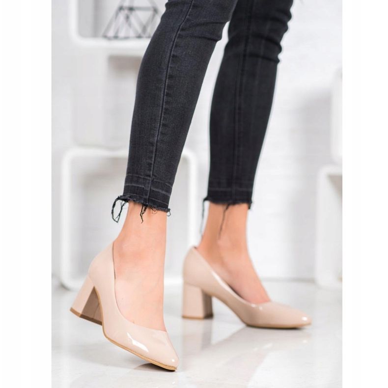 Klasické lodičky VINCEZA béžový 2