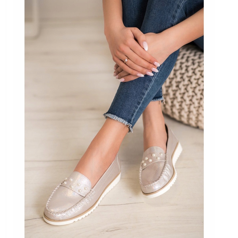 Sergio Leone Mokasíny s perlami zlatý 1 Sergio Leone Mokasíny s perlami zlatý 1