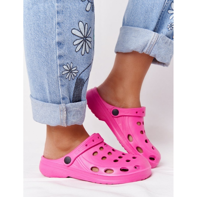 Flameshoes Dámské růžové pěnové pantofle Eva růžový 1