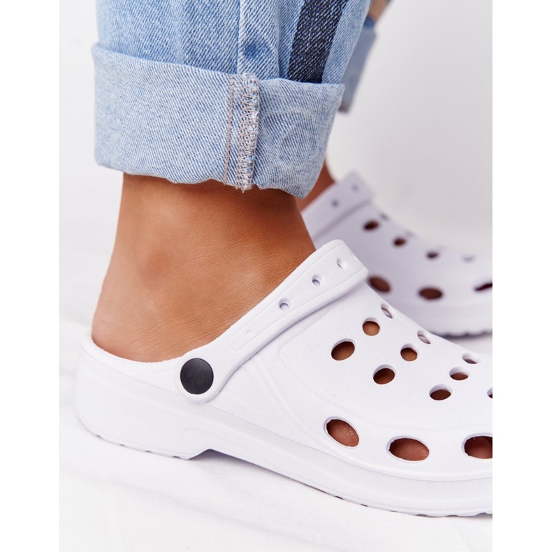 Flameshoes Dámské bílé pěnové pantofle Eva bílý 1