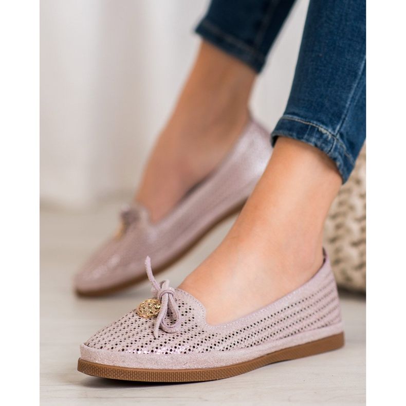 Stylové balerínky VINCEZA vícebarevný růžový 1