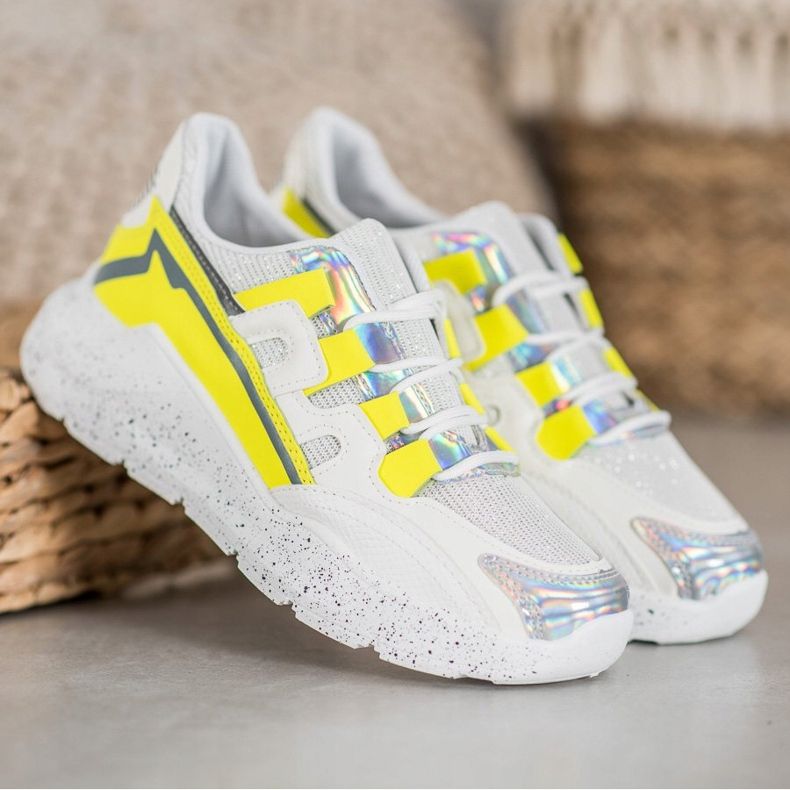 Seastar Tenisky se třpytkami bílý vícebarevný 1