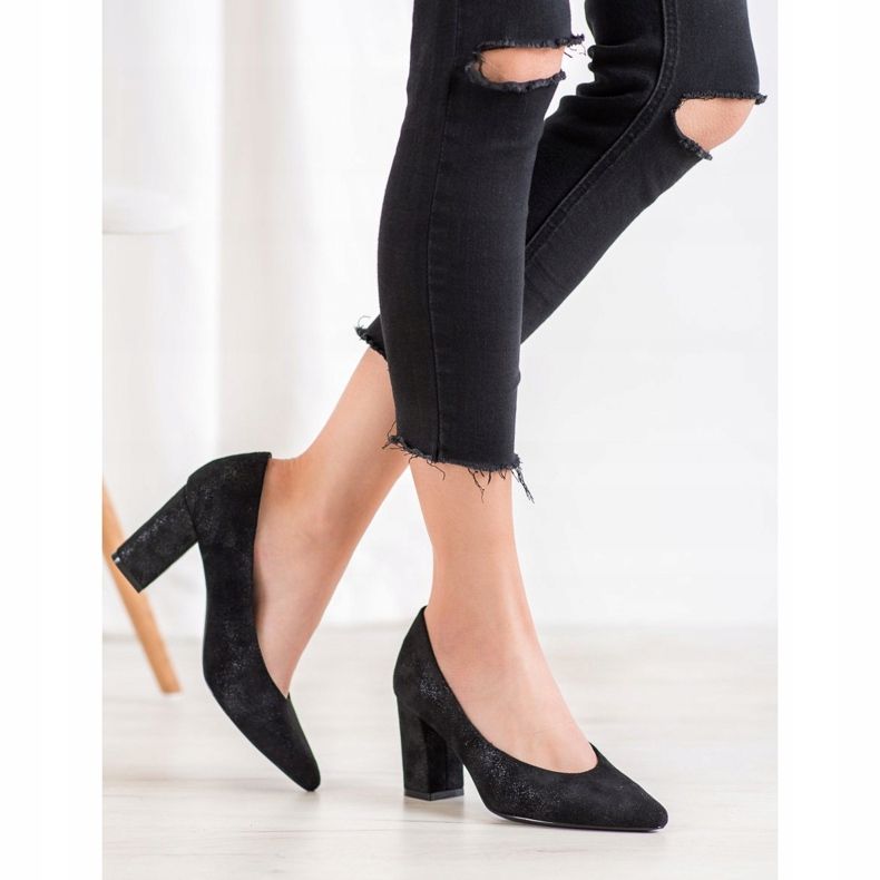 W. Potocki Lodičky se třpytkami černý 2