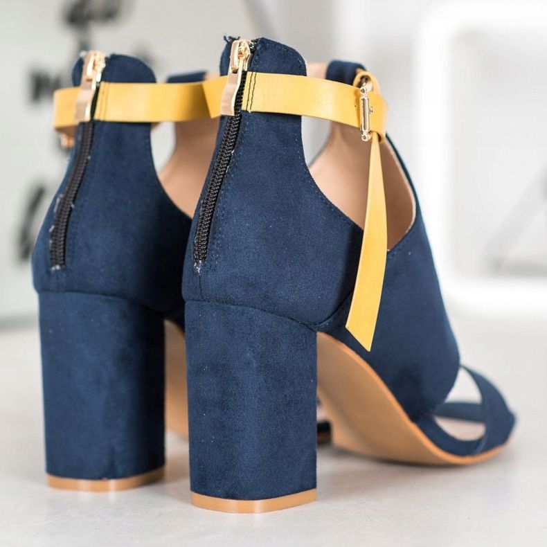 Módní sandály VINCEZA modrý 1