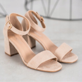 Klasické sandály VINCEZA hnědý 1