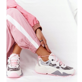 Dámská sportovní obuv Memory Foam Big Star HH274326 bílá bílý růžový vícebarevný 2 Dámská sportovní obuv Memory Foam Big Star HH274326 bílá bílý růžový vícebarevný 2