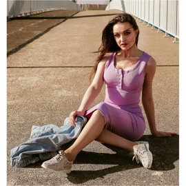 Kylie Kožené Brogues Na Platformě vícebarevný šedá 1