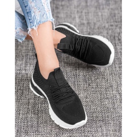 Bella Paris Prolamované tenisky černý 1