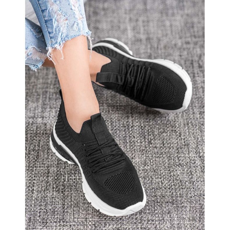 Bella Paris Prolamované tenisky černá 1