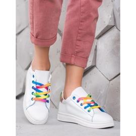 SHELOVET Módní sportovní obuv bílý 1