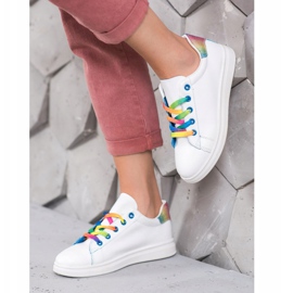 SHELOVET Módní sportovní obuv bílý 2