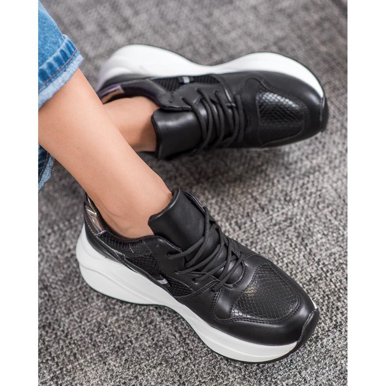 Weide Světle černé tenisky černý 1