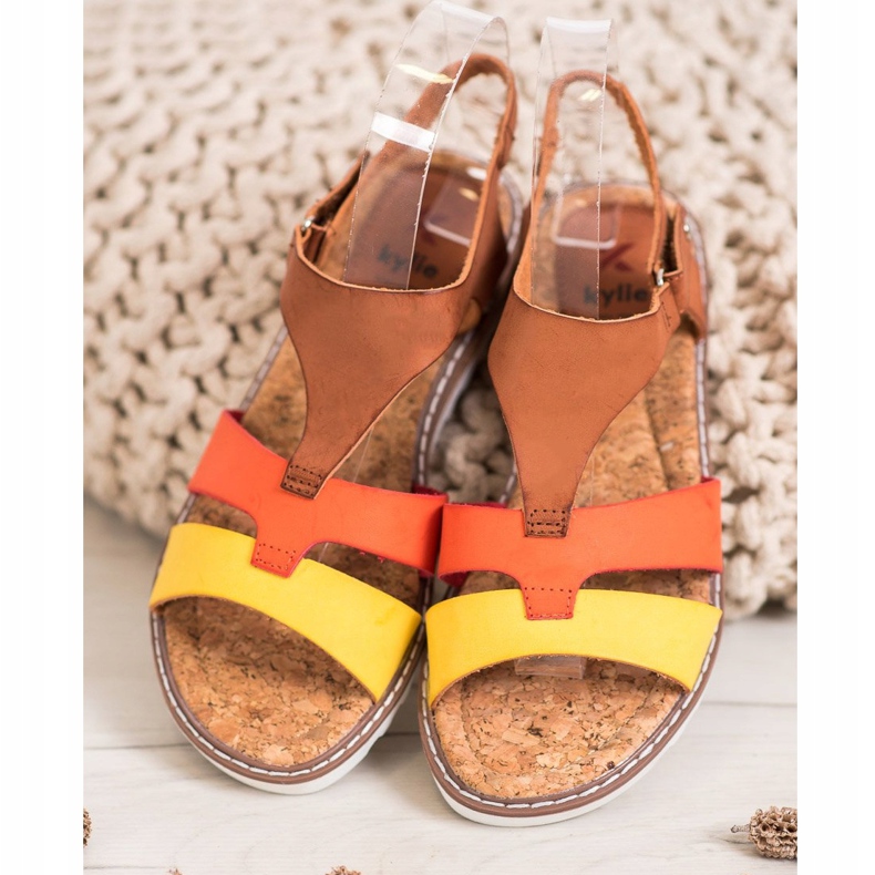 Kylie Pohodlné sandály na volný čas vícebarevný 2