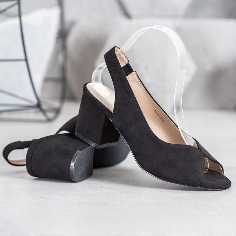 Filippo Neformální sandály na vysokém podpatku černá 1