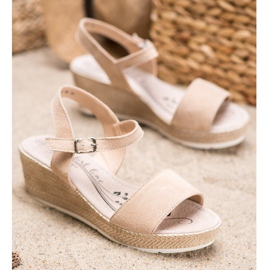 Filippo Neformální kožené sandály hnědý 1