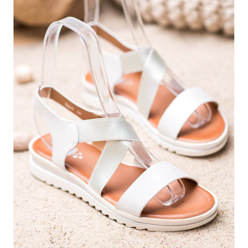 Weide Sandály Na Platformě bílý šedá 1