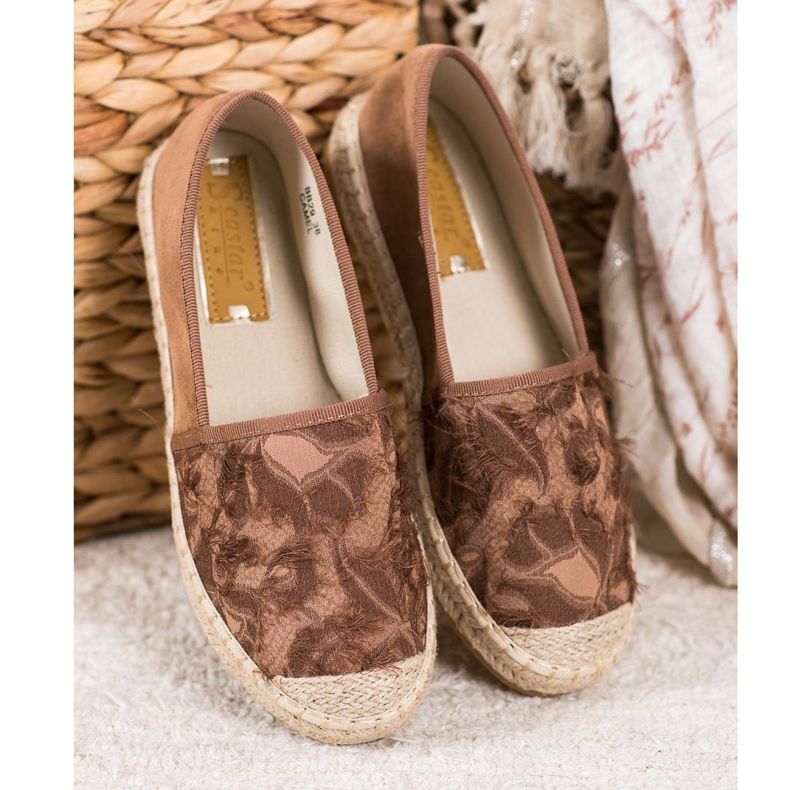 Seastar Semišové espadrilky hnědý 1
