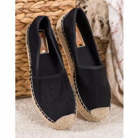 Seastar Espadrilky z černého semiše černá 1