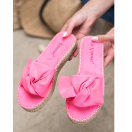Seastar Semišové espadrilky růžový 1
