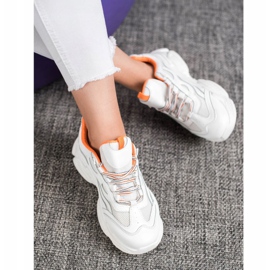 SHELOVET Šněrovací tenisky bílý 1