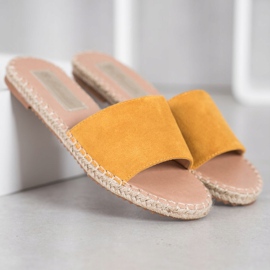 Renda Lehké espadrilky žlutá 1 Renda Lehké espadrilky žlutá 1