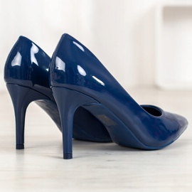 Small Swan Lakované kolíky modrý 1