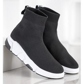 SHELOVET Sportovní obuv Přes kotník černá 2