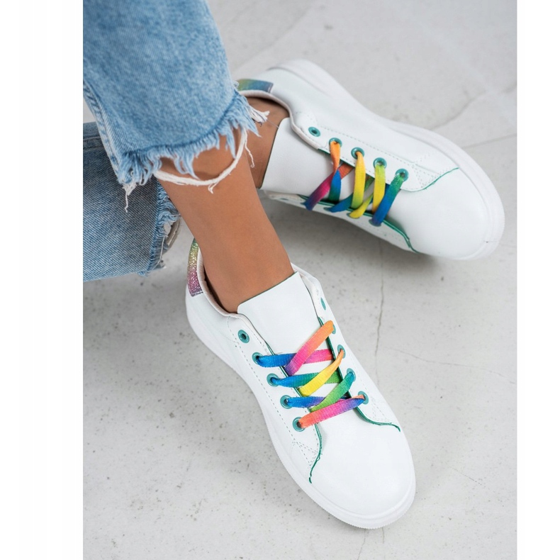 SHELOVET Módní sportovní obuv bílý vícebarevný 1