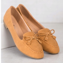 Nio Nio Pohodlné velbloudí mokasíny hnědý vícebarevný 2