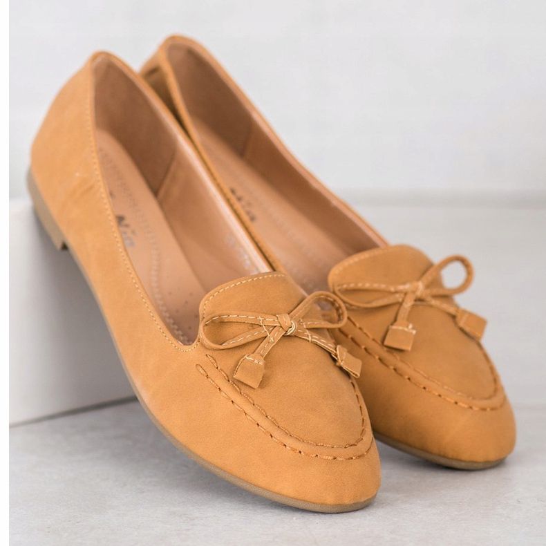 Nio Nio Pohodlné velbloudí mokasíny hnědý vícebarevný 2