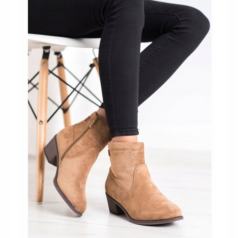 Camo Neformální boty na sloupku béžový 1