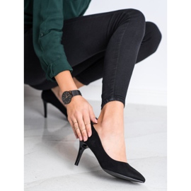 Goodin Stylové vysoké podpatky černý 2