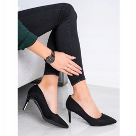 Goodin Stylové vysoké podpatky černý 1