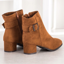 Sabatina Velbloudí boty se sponou hnědý vícebarevný 1