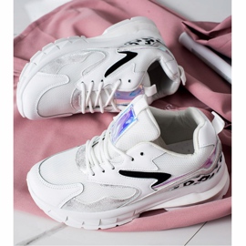 SHELOVET Pohodlné módní tenisky bílý 1 SHELOVET Pohodlné módní tenisky bílý 1