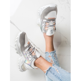 SHELOVET Stylové tenisky bílý vícebarevný 1 SHELOVET Stylové tenisky bílý vícebarevný 1