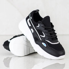 SHELOVET Neformální černé tenisky černá 1