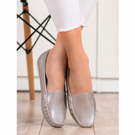 Goodin Lesklé stylové mokasíny zlatý 1