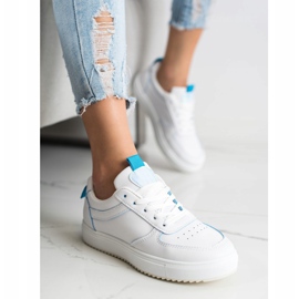 SHELOVET Sportovní obuv z eko kůže bílý 2