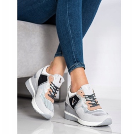 Barevné tenisky VINCEZA bílý šedá vícebarevný 1