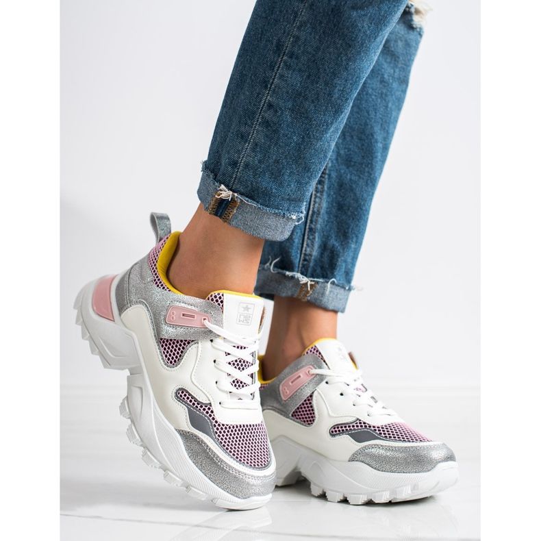 SHELOVET Módní tenisky vícebarevný 1 SHELOVET Módní tenisky vícebarevný 1